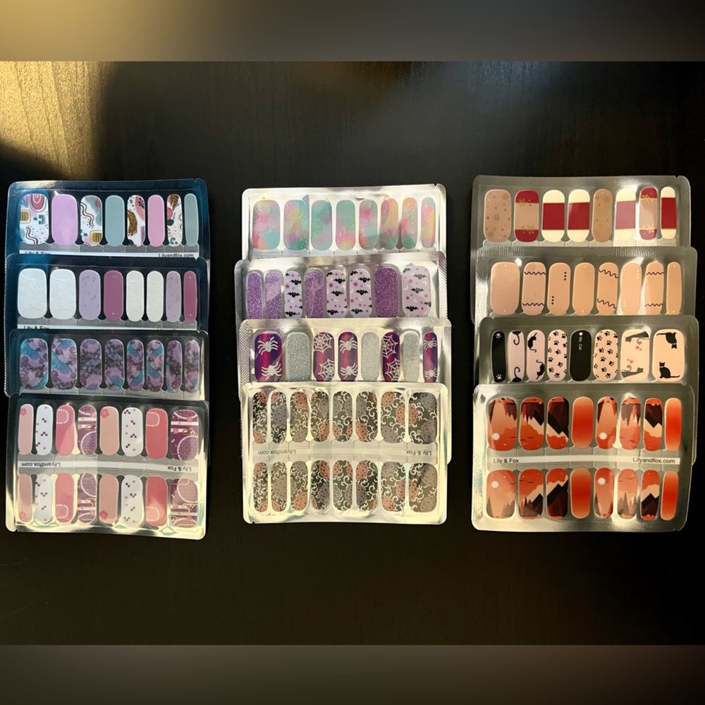 Lilly & Fox Nail Wraps 12 Sets
